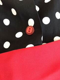 Платье в горошек