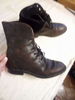 Ботинки кожаные