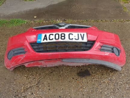 Опель Корса Д Бампер Передний