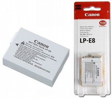 Аккумулятор Canon LP-E8 новый в упаковке (Bipo)