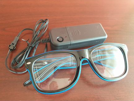 Светящиеся светодиодные очки для вечеринок