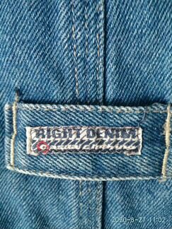 Джинсовый комбинезон