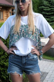 Майка хлопок белая