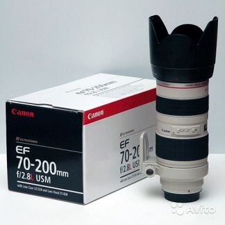Полный комплект Canon EF 70-200mm f/2.8L USM + UV