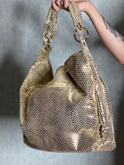 Лазерное золото баул. сумка