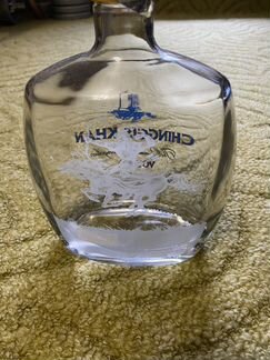 Бутылка из под водки Чингис Хан (Монголия)