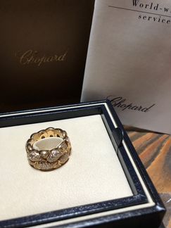Кольцо Chopard оригинал р.17,5 бриллианты, золото