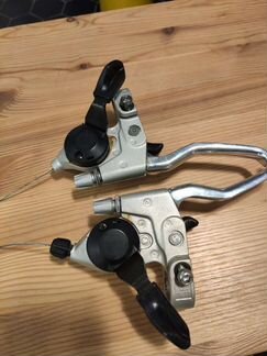 Тормозные ручки с переключателями shimano