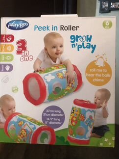 Playgro надувной валик-погремушка