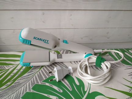 Стайлер / Щипцы для волос Scarlett, 3 насадки