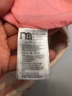 Платье mothercare 80