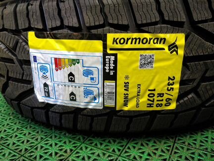 Зимние шины R18 235 60 18 липучка Kormoran новые