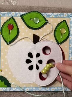 Книга из фетра развивающая