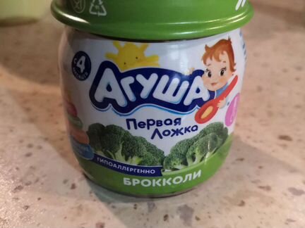 Детское питание пюре брокколи и цветная капуста