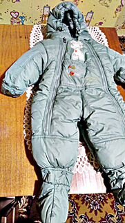 Детский зимний комбинезон-трансформер