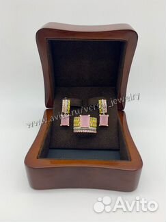 Серьги и Кольцо из золота с бриллиантами