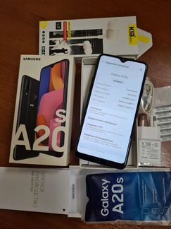 Samsung Galaxy A20S 32Gb Ростест Комплект+Чехол