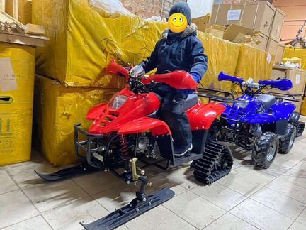 Детский снегоход 3 в 1