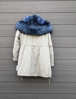 Парка с натуральным мехом