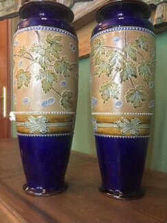Royal Doulton Вазы 1900 год, пара
