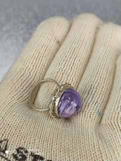 Чароит кольцо