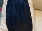 Волосы натуральные черные 65см