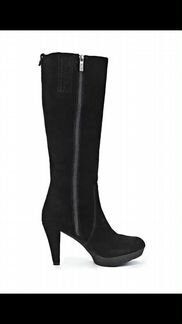 Сапоги натуральная замша