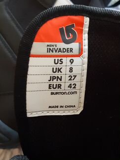 Сноубордические ботинки Burton Invader