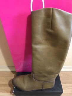 Сапоги женские кожаные