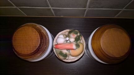 Баночки фарфор Овощи