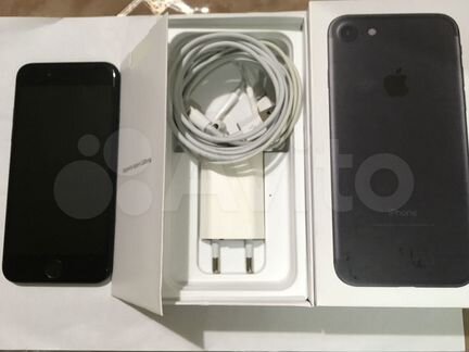 Телефон iPhone 7 black 256gb