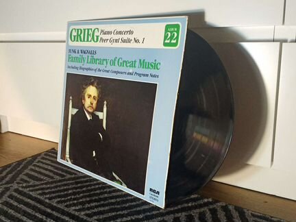 Редкая Grieg Piano Concerto original Пластинка