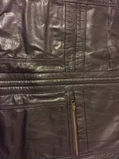 Кожаная куртка мужская Италия