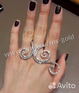 Роскошное кольцо Damiani с бриллиантами