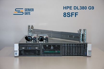 Сервер HP DL380 G9 8SFF 2x E5-2623v3 128 GB