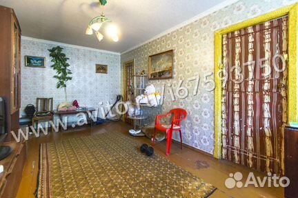 3-к квартира, 53.9 м², 1/4 эт.