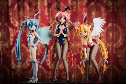 Трио фигурок Ikaros, Nymph, Astraea Bunny Ver