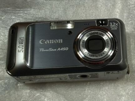 Фотоаппарат canon PowerShot A450 (неисправный)
