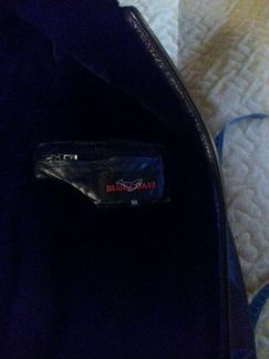 Куртка кожаная на меху р.50