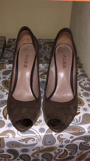 Туфли Alba 37-38 размера нат.замша