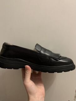 Zara кожаные лоферы