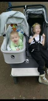 Коляска easy walker duo + 2 люльки