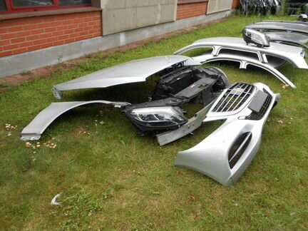 Mercedes S W222 мерседес ноускат бампер фары