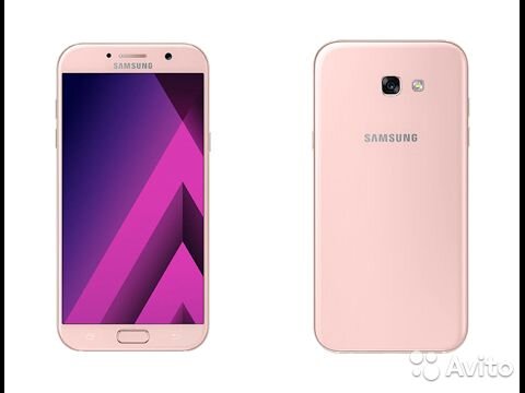 Телефон Samsung galaxy a7 голубой 89102686588 купить 2